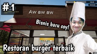 Bisnis baru geng Aw aw aw akankah berjalan lancar - Fast Food Simulator Indonesia #1