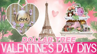 Ooh La La! 20 Romantic French Valentine Dollar Tree DIYs \u0026 Tiered Tray Ideas! 💗 2024