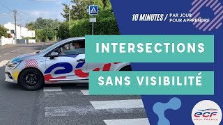 Comportement dans les intersections sans visibilité