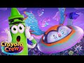 Spaceship Fixing CHALLENGE in a Butterfly Forest! | Crayola Crew | Fun Imagination Cartoons for Kids