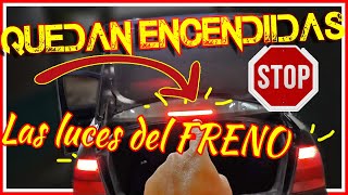 🔴 Luz del FRENO no se APAGA o luces del freno quedan encendidas /Brake light does not turn off jetta