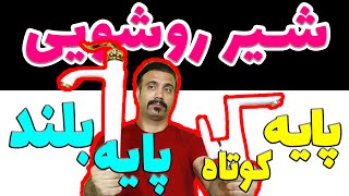 شیر روشویی پایه بلند / مزایا و معایب شیر روشویی/ کاسه روشویی سنگی / ارتفاع شیر روشویی پایه بلند