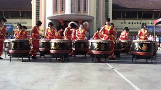 吉华国民型中学二十四节令鼓队新春表演Chinese New Year perform