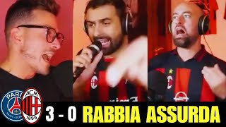 [RABBIA ASSURDA] PSG - MILAN: 3-0 || LIVE REACTION feat STEVE e REDONDO
