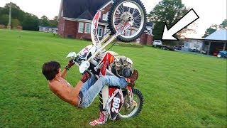 SOLD HIM MY DIRT BIKE and HE DOES THIS!