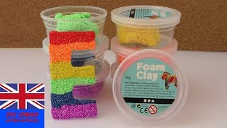 LETTER FOAM CLAY / How to work with foam clay? - Make your own letter with clay!