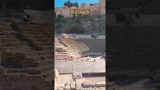 Malaga's Amphitheatre #romans #ruins #history #spain #castle #silife #shorts