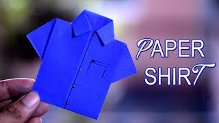 How to Make Paper Shirt - DIY Origami Paper Crafts | Technic Guru