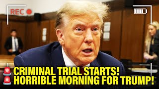 Trump Arrives for Criminal Trial and LOSES BIG Right Away