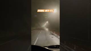 Driving with Fog #nature #fog #night #fypシ゚ #fypシ゚viral #fy #drive #fyp #fun #letsgo #check #auto