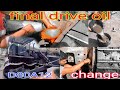 How to dozer D80 A12 mechanical work final drive oil change #dozerbipin