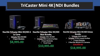 NewTek TriCaster Mini 4K|NDI Bundles