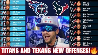 Titan Anderson is LIVE! 🔴 TITANS vs TEXANS NEW 2024 OFFENSES! Tennessee Titans News & NFL Draft