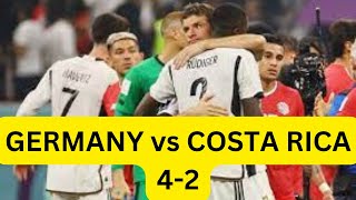 Germany vs Costa Rica 4-2 highlights FIFA World Cup Qatar 2022