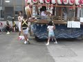 上堀地区の祭礼　三切りの大太鼓