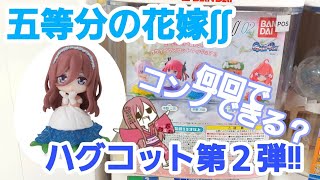 【五等分の花嫁】ハグコット第２弾!!コンプリートまで、まわす★プチ事件発生?!　めちゃめちゃ可愛い五つ子ちゃんをGETしに行く！(紹介\u0026開封動画)