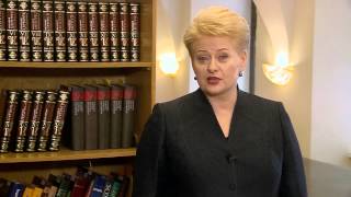 IFDI 36: Prezidentės Dalios Grybauskaitės sveikinimas istorikams