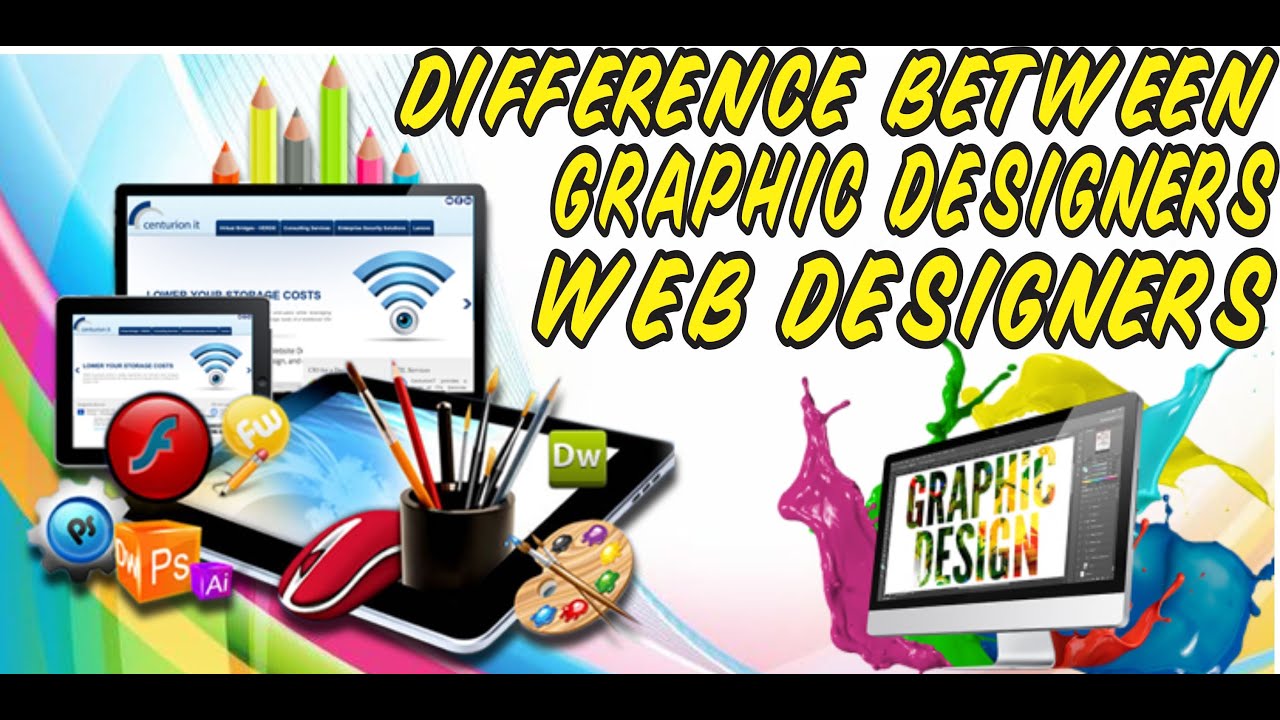 Difference Between Graphic Designers And Web Designers - YouTube