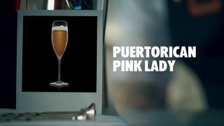 PUERTORICAN PINK LADY DRINK RECIPE - HOW TO MIX