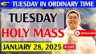 TUESDAY FILIPINO LIVE MASS TODAY II JANUARY 28, 2025 II FR. JOWEL JOMARSUS GATUS