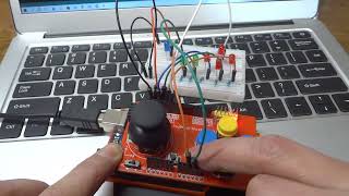 【Arduino】Joystick Shield Test