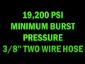 HYDRAULIC HOSE EXPLAINED ENGMATTEC SAE 100R2 AT 3/8 TWO WIRE