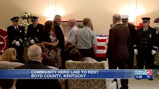 Community hero laid to rest in Boyd County, Ky.
