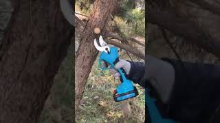 Professional cordless electric pruner scissors garden tree pruning 21V lithium branch pruner shears