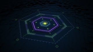 CINEMA 4D AND AFTER EFFECTS TUTORIAL: 3D motion graphics hexagon floor animation (2018)