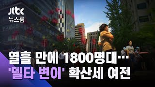 [영상구성] 열흘 만에 또다시 1800명대…'델타 변이' 확산세 여전 / JTBC 뉴스룸