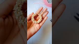 #diy making traditional earrings #ytshorts #diy #beadsearrings #short