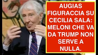 AUGIAS FIGURACCIA SU CECILIA SALA: MELONI CHE VA DA TRUMP NON SERVE A NULLA.