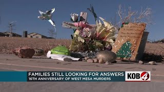 Families, APD seek answers 16 years after West Mesa murders