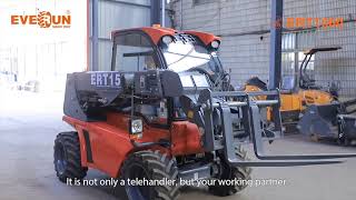 EVERUN 1.35 Ton telescopic wheel loader - ERT1500