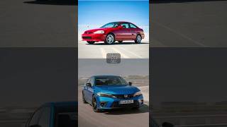 Honda Civic 1999 vs 2024: Best Compact Car #civic #automobile #shorts