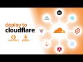 Deploy to Cloudflare Workers & Pages in 10 minutes - Complete overview with a Database & Domain