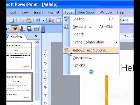 Microsoft Office PowerPoint 2003 Format ordinal numbers as superscript Microsoft Office PowerPoint 2003 Format ordinal numbers as superscript
