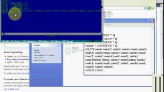 QBasic-tutorial Matrix Effect