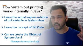 How System.out.println() Works Internally in Java? || Java Interview Question || Naveen