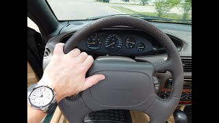 1996 Chrysler Sebring JXI Convertible 9 Mile City and Freeway Test Drive - Runs and Drives Excellent