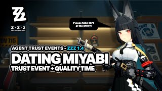 Dating Hoshimi Miyabi [All Trust Events + Quality Time] - Zenless Zone Zero 1.4