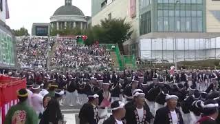 【閲覧注意】平成29年9月15日 岸和田祭り 試験曳き  中北町  かんかん場   ハプニング集