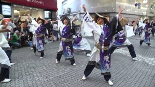 須賀IZANAI連　月～カムナガラ～　第62回高知よさこい祭り　帯屋町競演場