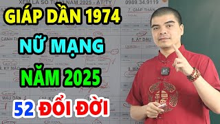 Tử Vi Tuổi Giáp Dần 1974 Nữ Mạng Năm 2025, Bỗng Đến Thời Đổi Vận, Phất Lên Giàu Nứt Đố Đổ Vách