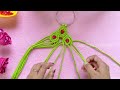 mini macrame wall hanging tutorial for beginners diy macrame ornaments mini macrame wall hanging