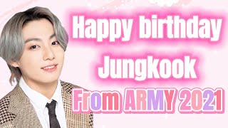 [2021]To Jungkook message from ARMY