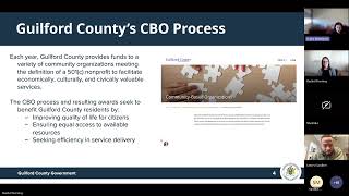 FY2026 Guilford County Community Based Organization Funding Application Virtual Information Session