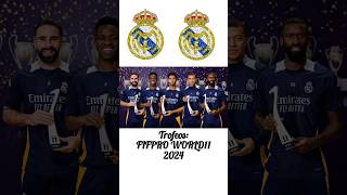 5 JUGADORES DEL REAL MADRID EN EL XI DE LA FIFPRO WORLD11 2024 #realmadrid #football #futbol #trofeo