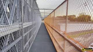 Bellmawr Browning Road Temporary Bridge is OPEN!  We check it out and walk the pedestrian tunnel