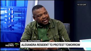 Alexandra residents to stage a service delivery protest on Monday